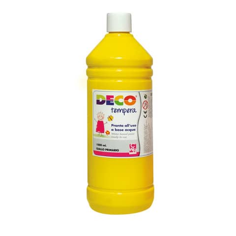 Tempera in flacone Deco 1 L - giallo primario - 08808/26